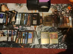 MTG The Hosts Of Mordor LOTR Commander Deck Lord Of The Rings Sleeved SatinTower - Image 1
