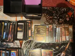 MTG The Hosts Of Mordor LOTR Commander Deck Lord Of The Rings Sleeved SatinTower - Image 4