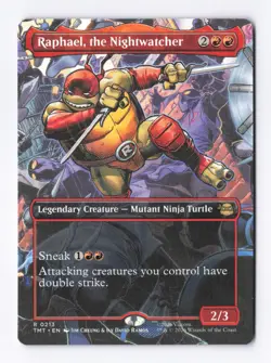 Raphael, the Nightwatcher (Borderless) MTG Teenage Mutant Ninja Turtles (TMT) - Image 1
