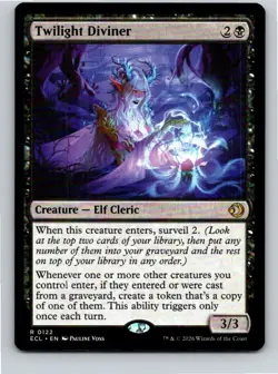 Magic the Gathering Twilight Diviner Lorwyn Eclipsed MTG Free Shipping! - Image 1