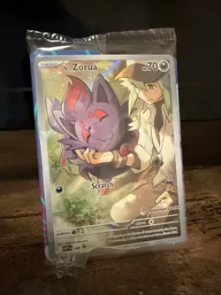 Pokemon TCG N's Zorua 189 Journey Together *Pokemon Center* ETB Promo, Sealed! - Image 2