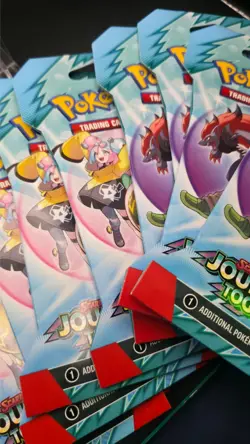 10X Pokemon Scarlet & Violet Journey Together Sleeve Pack Bundle Lot of 10 Packs - Image 2