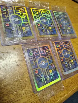 Sealed Ancient Mew Holofoil Promo Card Lot of 5 Pokemon TCG All Off Center - Image 1