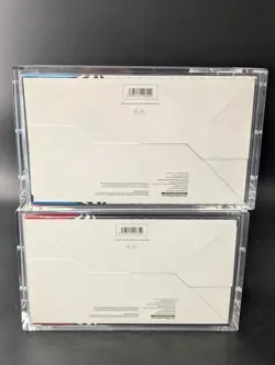 2x Pokemon SV10.5 Black Bolt White Flare Sealed Booster Bundle Display W/Acrylic - Image 2