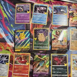 Pokemon tcg 25th anniversary celebrations 16 Card Lot - Image 1