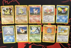 Lot Of 10 Vintage Legendary Collection Pokemon Cards WOTC old School - Image 1