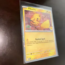 Pokemon TCG Pikachu 051 /162 2026 Pokemon Day Stamped Promo Fart Swirl 💫 - Image 3
