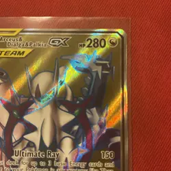 Arceus & Dialga & Palkia GX (Full Art) 220/236 Sm-Cosmic Eclipse Pokemon - Image 2