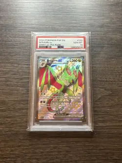 2024 POKEMON PAF EN-PALDEAN FATES SHINY ULTRA RARE #220 NOIVERN EX PSA 10 - Image 1