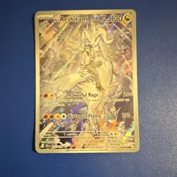 Pokemon N's Reshiram 167/159 Sv09 Journey Illustration Rare Basic HP130 Holo - Image 1