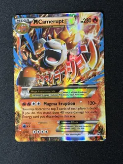 M Camerupt EX XY198 XY Black Star Promo Holo Rare Pokemon TCG Near Mint - Image 1