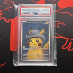 Pokemon TCG Pikachu With Grey Felt Hat Van Gogh 085 Black Star Promo PSA 10 - Image 1