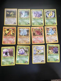 Pokemon TCG Gym Challenge Lot Of 27 No Duplicates MP-NM - Image 2