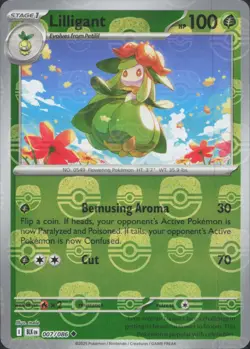 Pokemon TCG - Lilligant 007/086 Master Ball Reverse Black Bolt - 1101 - Image 1