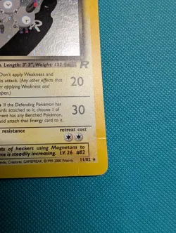 Dark Magneton Holo Pokemon Team Rocket #11 2000 - Image 2