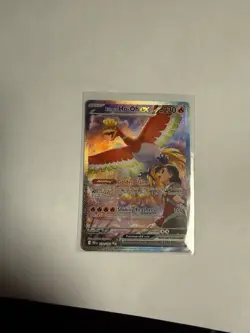 Pokemon Ethan's Ho-Oh EX Special Illustration Rare Sv10 Holo 230/182 - Image 3