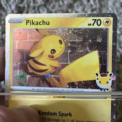 Pokemon Day 30th Anniversary - Pikachu 051 /162 Stamped 2026 Promo NM WITH SWIRL - Image 1