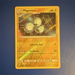 Pokemon Magneton 69/236 SM-Cosmic Eclipse Holo Rare Stage 1 HP80 Reverse Holo - Image 1