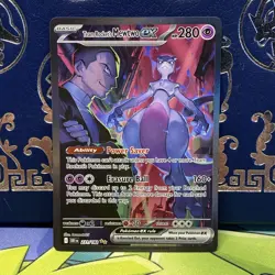 Pokemon Team Rockets Mewtwo EX 231/182 Full Art Destined Rivals English NM/M - Image 1