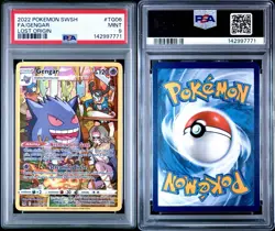 PSA 9 2022 POKEMON SWORD & SHIELD LOST ORIGIN #TG06 FA GENGAR TG06/TG30 - Image 3