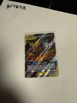Pokemon Moltres & Zapdos & Articuno GX SM210 Black Star Promo Full Art Holo - Image 3