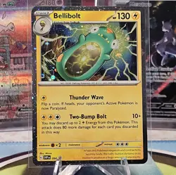 Bellibolt SVP 094 Black Star Promo Cosmos Holo - Pokemon TCG Temporal Forces NM - Image 1