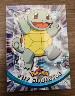 Pokemon Topps TV Animation Edition #07 Squirtle! Blue Logo! - Image 1