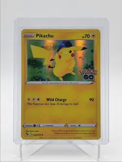 PIKACHU 2022 POKEMON SWSH GO HOLO RARE A 028/078 Q5686 - Image 1