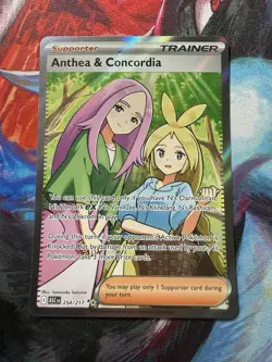 Anthea and Concordia 254/217 Ascended Heroes Pokemon TCG Full Art Trainer - Image 1