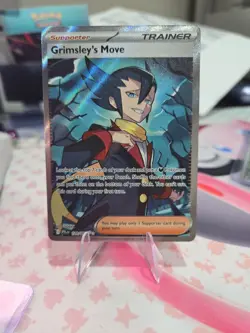 Pokemon TCG: Grimsley's Move - Phantasmal Flames 120/094 - Full Art Trainer - NM - Image 1