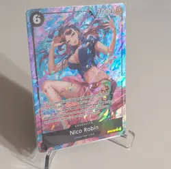 Bandai One Piece CCG Alt Art Nico Robin Character Card OP12-087 SR - Image 1