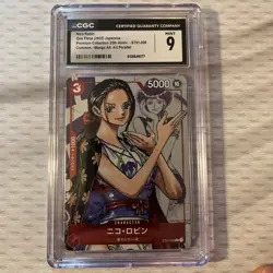 2022 ONE PIECE JAPANESE MANGA ALTERNATE ART #ST01-008 NICO ROBIN CGC 9 - Image 1