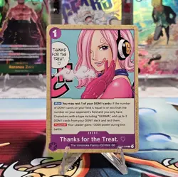 Thanks for the Treat. EB03-038 C One Piece Extra Booster: Heroines Edition NM/M - Image 1