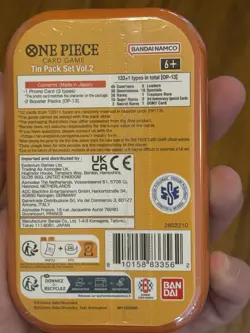 Bandai Namco One Piece CCG Tin Pack Set Vol.2 factory sealed - Image 2