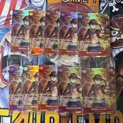 Monkey.D.Luffy (Treasure Booster Set) - One Piece Promo (OP-PR) (SEALED) 10x LOT - Image 1