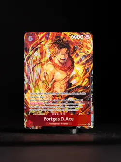 One Piece Illustration Box Vol. 5 Promo Portgas D. Ace ST15-005 SR English - Image 1