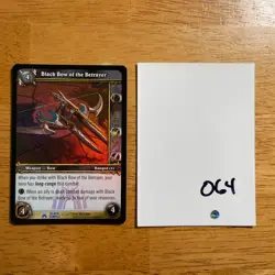 🌎⚔Black Bow of the Betrayer FOIL WoW World of Warcraft See Pics 4 Cond TCG 064 - Image 1