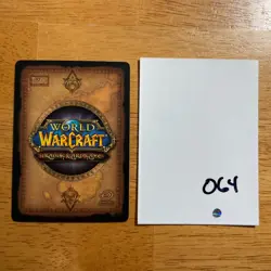 🌎⚔Black Bow of the Betrayer FOIL WoW World of Warcraft See Pics 4 Cond TCG 064 - Image 2