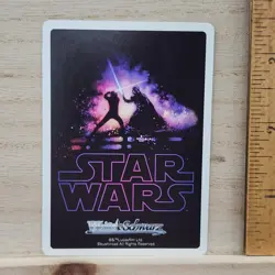 Weiss Schwarz STAR WARS Rey SW/S49-124 PR Japanese Box Topper Very Rare UR - Image 4