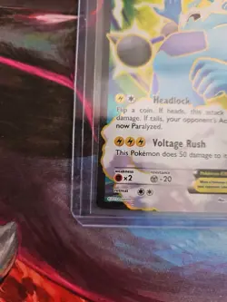 Pokemon TCG Thundurus EX Roaring Skies Holo Full Art Ultra Rare Card 98/108 - Image 4