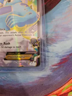 Pokemon TCG Thundurus EX Roaring Skies Holo Full Art Ultra Rare Card 98/108 - Image 5