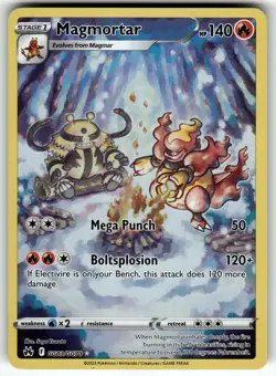 Magmortar GG03/GG70 Crown Zenith: Galarian Gallery NM Pokemon Card TCG - Image 1