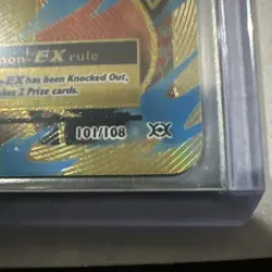 Pokemon M Charizard EX 13/108 Evolutions Full Art Holo Ultra Rare Card - Image 4