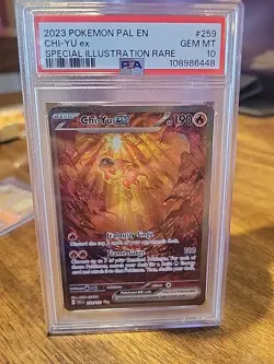 Pokemon TCG Chi-Yu EX Scarlet & Violet Paldea Evolved Holo Card 259/193 PSA 10 - Image 1