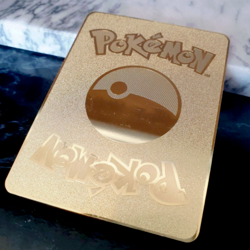 Rainbow Charizard VMAX Gold Metal Pokemon Card Collectible Gift/Display - Image 2