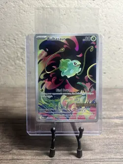 Bulbasaur - (Mega Evolution Stamped) 133/132 Miscellaneous Cards Holo-SEALED! - Image 1