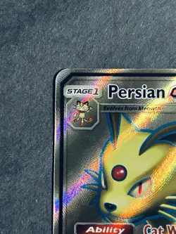 Persian GX 207/214 Unbroken Bonds Full Art Holo Ultra Rare Pokemon Card NM - Image 4