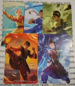 AVATAR: THE LAST AIRBENDER ~ Trading Card Deck Divider Set of 5 MtG Card Storage - Image 1