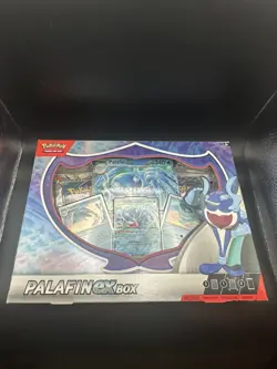 PALAFIN EX BOX Pokemon TCG 4 Booster Packs + 4 Foil Promo Cards SEALED NEW - Image 1