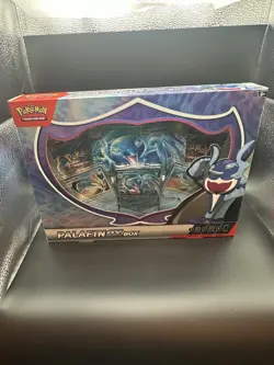 PALAFIN EX BOX Pokemon TCG 4 Booster Packs + 4 Foil Promo Cards SEALED NEW - Image 2